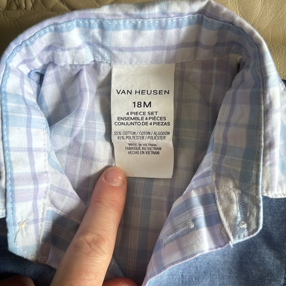 Van Heusen 18M Formal 3-Piece Suit - Picture 3 of 4